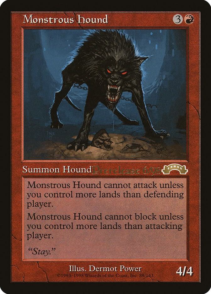 Monstrous Hound 3 card