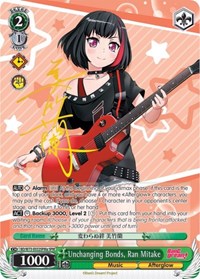 Unchanging Bonds, Ran Mitake (SPM) (A) #BD/W73-E032SPMa from BanG Dream! Vol.2 Pokemon card image