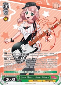 Usual Cheers, Himari Uehara (SPM) (B) #BD/W73-E034SPMb from BanG Dream! Vol.2 Pokemon card image