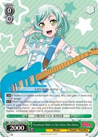 Exceptional Ability to Take Action, Hina Hikawa (SR) #BD/W73-E035S from BanG Dream! Vol.2 Pokemon card image