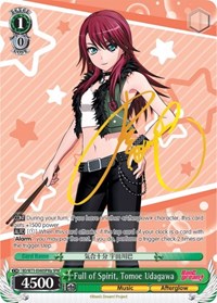 Full of Spirit, Tomoe Udagawa (SPM) (A) #BD/W73-E040SPMa from BanG Dream! Vol.2 Pokemon card image