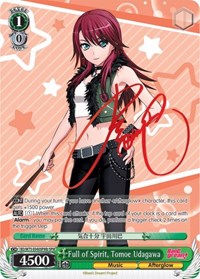Full of Spirit, Tomoe Udagawa (SPM) (B) #BD/W73-E040SPMb from BanG Dream! Vol.2 Pokemon card image