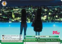 Promise From Before (RRR) #BD/W73-E046R from BanG Dream! Vol.2 Pokemon card image