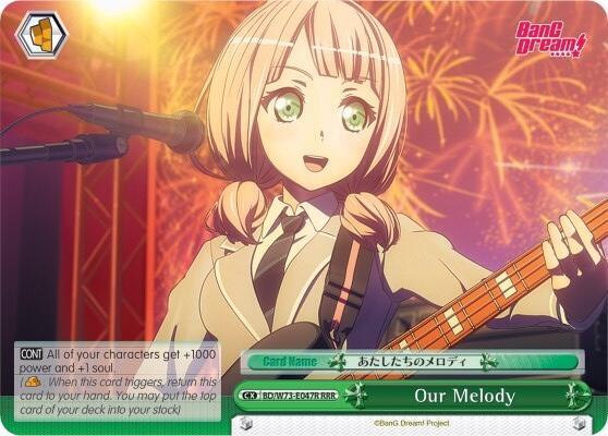 Our Melody (RRR) - BanG Dream! Vol.2 - Weiss Schwarz - TCGplayer.com