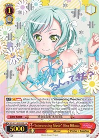 "Interweaving Music" Hina Hikawa (SSP) #BD/W73-E050SSP from BanG Dream! Vol.2 Pokemon card image