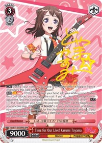 Time for Our Live! Kasumi Toyama (SPM) (A) #BD/W73-E053SPMa from BanG Dream! Vol.2 Pokemon card image