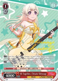 All Together, Chisato Shirasagi (SPM) (A) #BD/W73-E055SPMa from BanG Dream! Vol.2 Pokemon card image