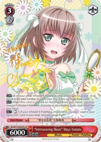 "Interweaving Music" Maya Yamato (SP) (A) #BD/W73-E056SPa from BanG Dream! Vol.2 Pokemon card image