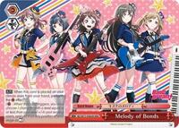 Melody of Bonds (RRR) #BD/W73-E063R from BanG Dream! Vol.2 Pokemon card image