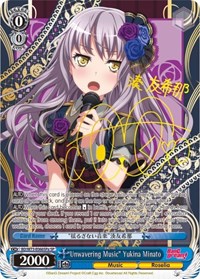 "Unwavering Music" Yukina Minato (SP) (A) #BD/W73-E066SPa from BanG Dream! Vol.2 Pokemon card image
