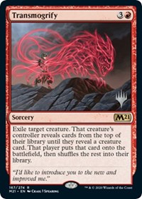 Transmogrify - Promo Pack: Core Set 2021 - Magic: The Gathering card
