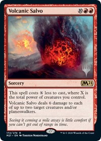 Volcanic Salvo - Promo Pack: Core Set 2021 - Magic: The Gathering card