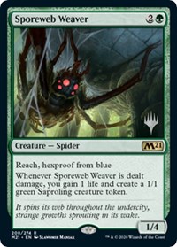 Sporeweb Weaver - Promo Pack: Core Set 2021 - Magic: The Gathering card