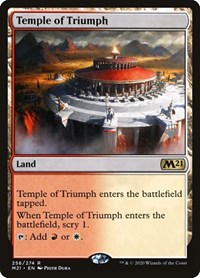 Temple of Triumph - Promo Pack: Core Set 2021 - Magic: The Gathering card