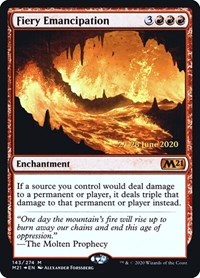 Fiery Emancipation - Prerelease Cards - Magic: The Gathering card