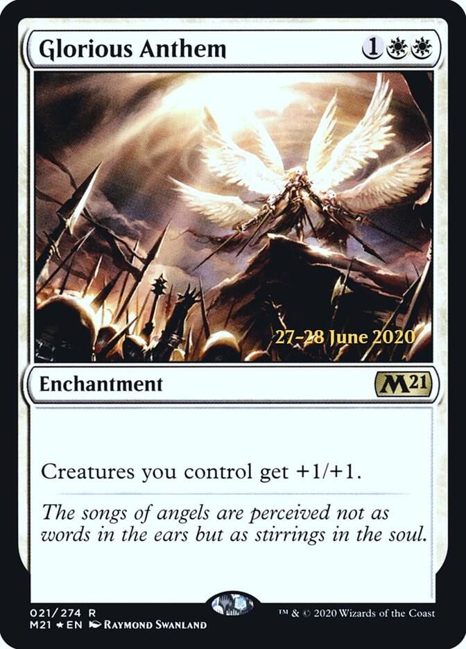 Glorious Anthem #21s — Core Set 2021 Promos