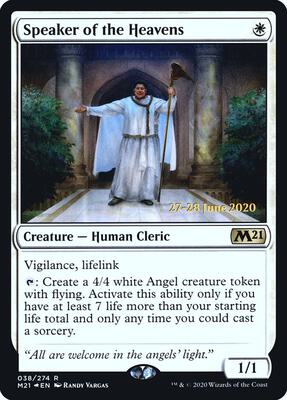 Speaker of the Heavens #38 – Prerelease Cards (Rare)