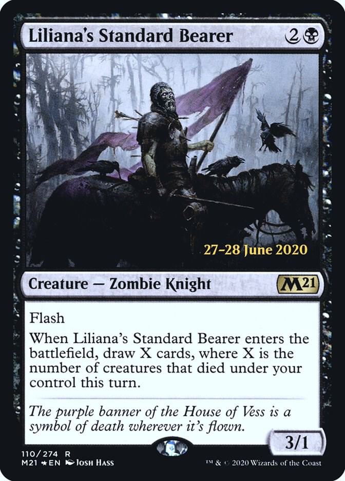 Liliana's Standard Bearer #110s — Core Set 2021 Promos