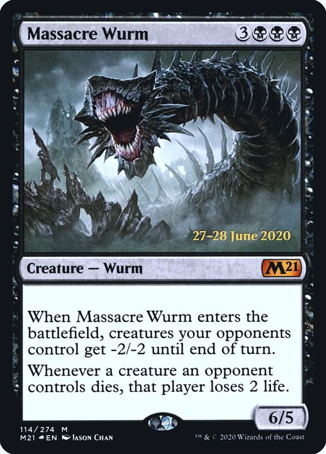 Massacre Wurm #114s — Core Set 2021 Promos