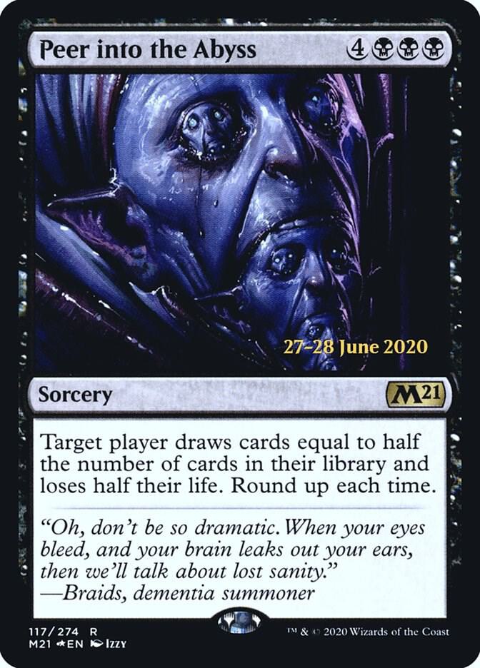 Peer into the Abyss #117s — Core Set 2021 Promos