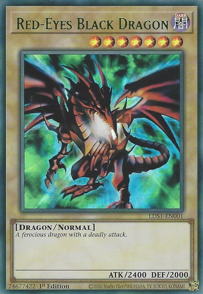 Red-Eyes Black Dragon (Green) - Legendary Duelists: Season 1