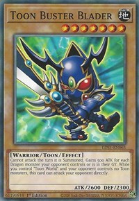 Toon Buster Blader #LDS1-EN065 from Legendary Duelists: Season 1 Pokemon card image