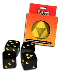 Iconic Dice Tin (16mm): Triforce · Legion Premium Supplies: Dice Tins
