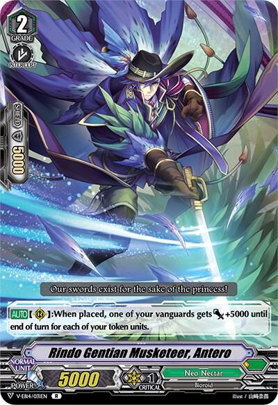 Rindo Gentian Musketeer, Antero - V-EB14: The Next Stage