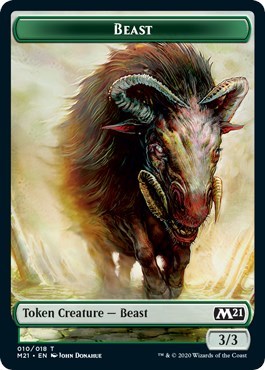 Beast // Treasure Double-Sided Token