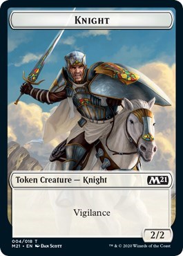 Knight // Pirate Double-Sided Token