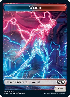 Weird // Zombie Double-Sided Token