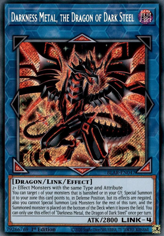 Darkness Metal, the Dragon of Dark Steel