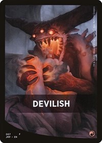 Devilish Theme Card - Jumpstart - Magic: The Gathering card