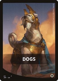 Dogs Theme Card - Jumpstart - Magic: The Gathering card