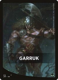Garruk Theme Card - Jumpstart - Magic: The Gathering card