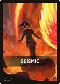 Seismic Theme Card - Jumpstart - Magic: The Gathering card