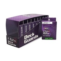 BCW Elite2 Deck Guards - Glossy Small - Shelf Display (Green) (Classic) · BCW Card Sleeves