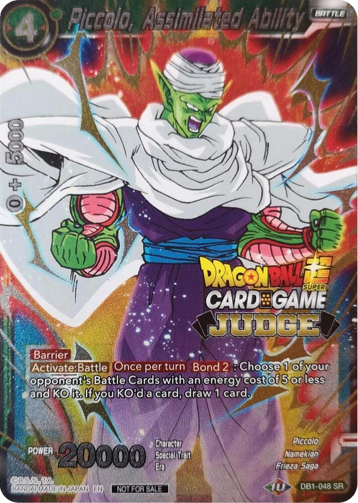 Piccolo, Assimilated Ability - Judge Promotion Cards - Dragon Ball