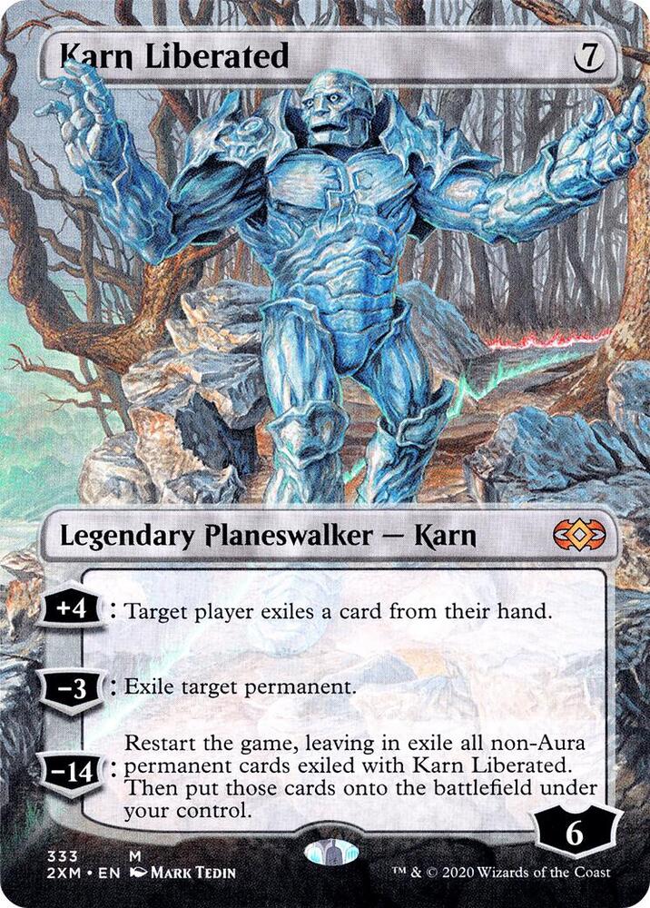 Karn Liberated (Borderless) - Double Masters - Magic: The