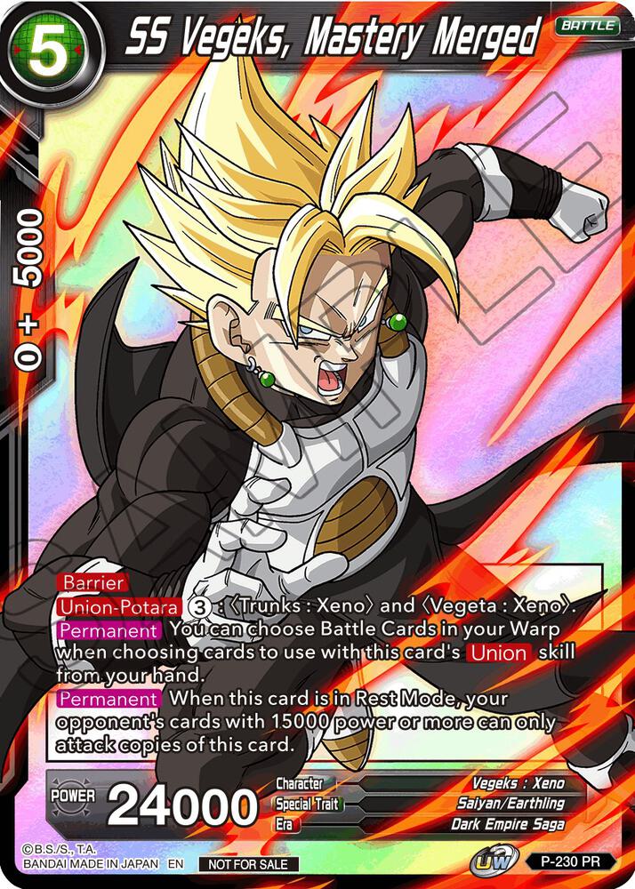 SS Vegeks, Mastery Merged (Alternate Art) - Promotion Cards