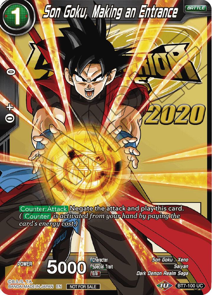 Son Goku, Making an Entrance #BT7-100 — Tournament Promotion Cards