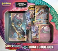 Lunala GX Challenge Box from SM - Guardians Rising Pokemon card image