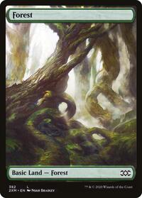 Forest (382) - Double Masters - Magic: The Gathering card