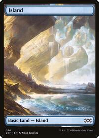 Island (376) - Double Masters - Magic: The Gathering card