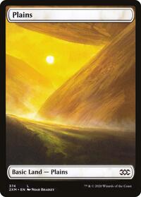 Plains (374) - Double Masters - Magic: The Gathering card