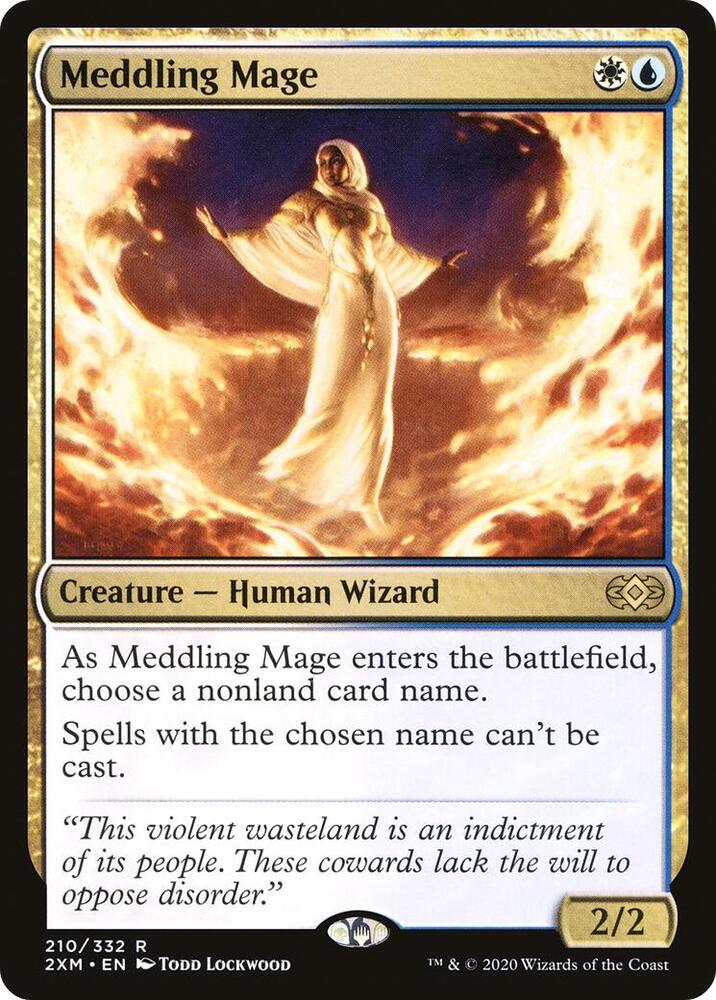 Meddling Mage 210 card