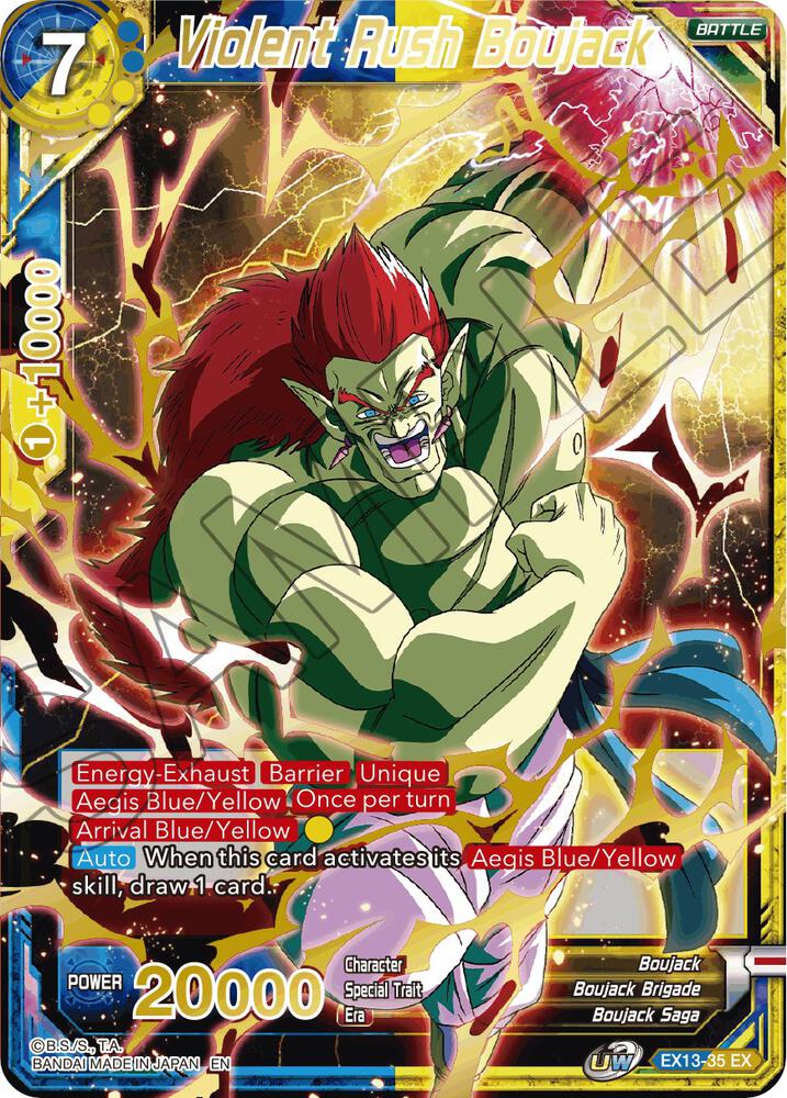 Violent Rush Boujack #EX13-35 — Special Anniversary Set 2020