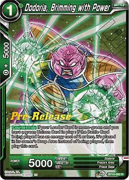 Dodoria, Brimming with Power #BT10-082 — Rise of the Unison Warrior Pre-Release Cards