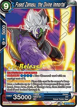 Fused Zamasu, the Divine Immortal #BT10-052 — Rise of the Unison Warrior Pre-Release Cards