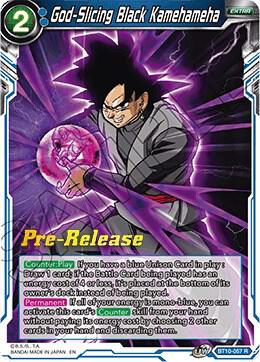 God-Slicing Black Kamehameha #BT10-057 — Rise of the Unison Warrior Pre-Release Cards